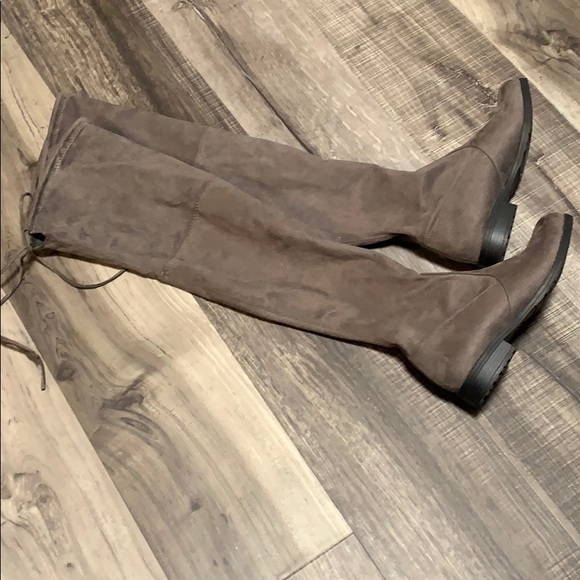 Gray over the knee boots - Picture 1 of 2